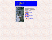 Tablet Screenshot of getaref.com